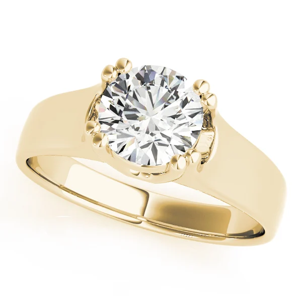Solitaire Double Prong Engagement Ring - Image 5