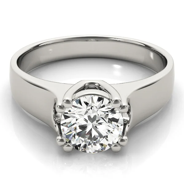 Solitaire Double Prong Engagement Ring - Image 3
