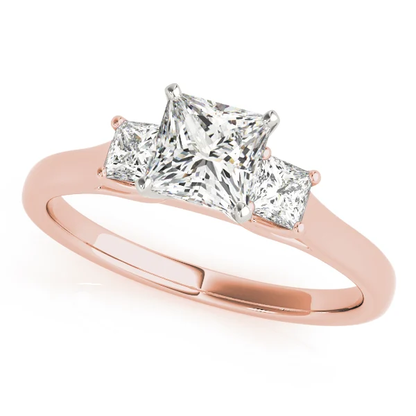 ENGAGEMENT RINGS 3 STONE PRINCESS - Image 9