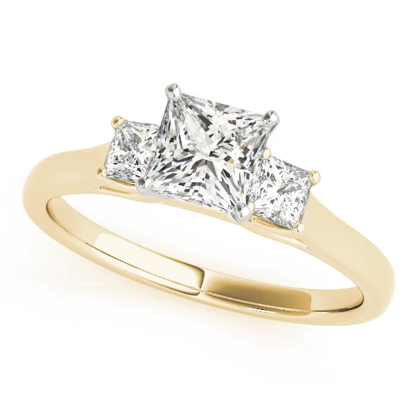 ENGAGEMENT RINGS 3 STONE PRINCESS - Image 5