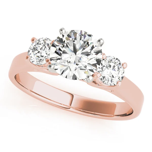 3-Stone Round Engagement Ring - Image 9