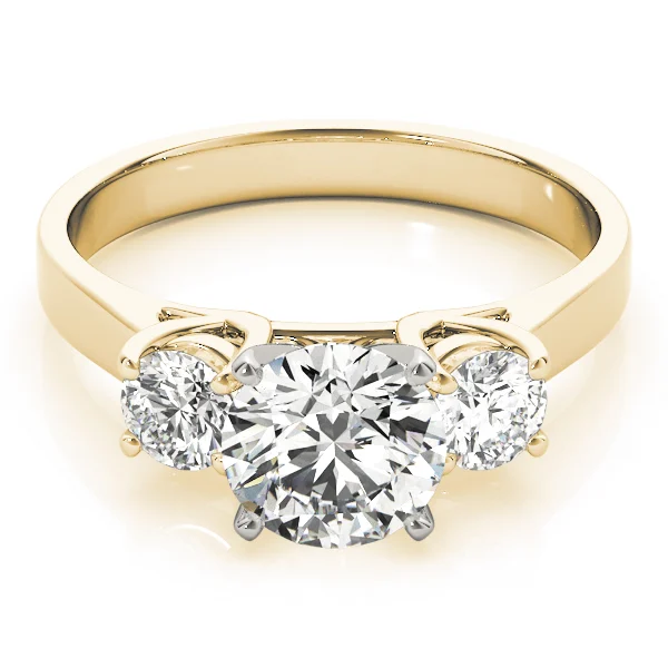 3-Stone Round Engagement Ring - Image 7