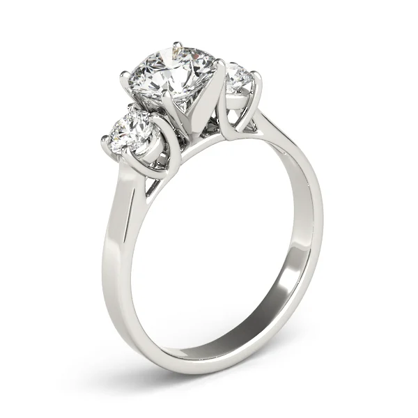 3-Stone Round Engagement Ring - Image 4