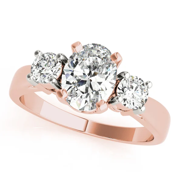 3-Stone Prong Set Engagement Rings - Image 9