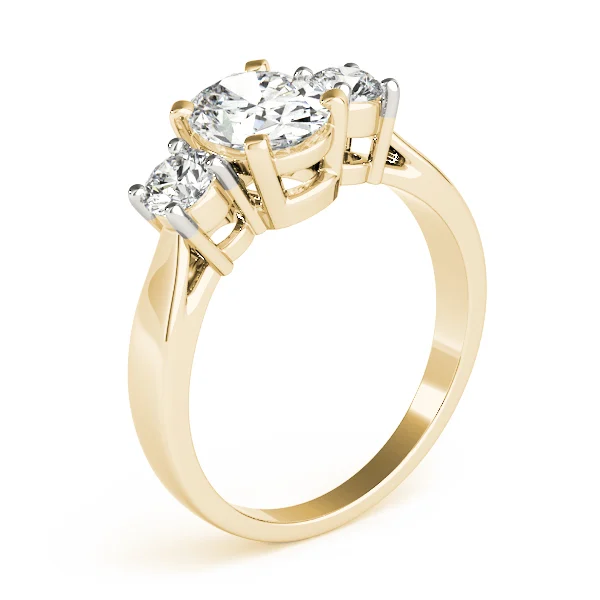 3-Stone Prong Set Engagement Rings - Image 8