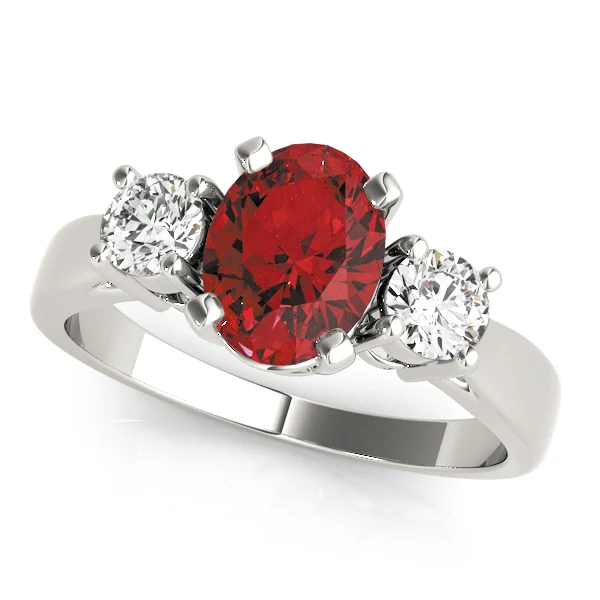 3-Stone Prong Set Engagement Rings - Image 13