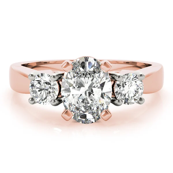 3-Stone Prong Set Engagement Rings - Image 11