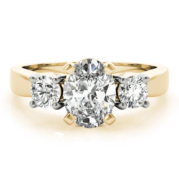 3-Stone Prong Set Engagement Rings - Image 7