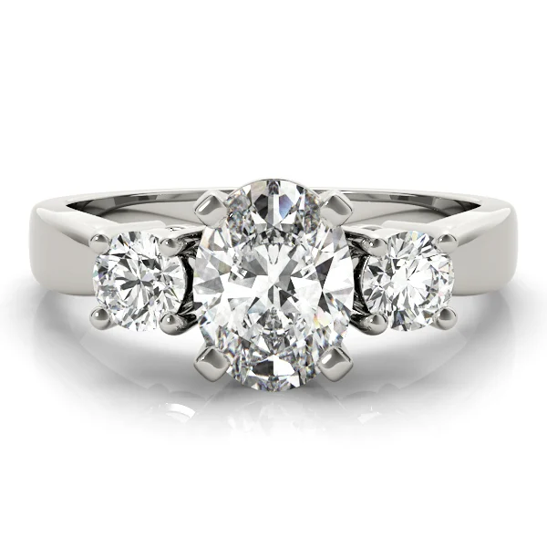 3-Stone Prong Set Engagement Rings - Image 3