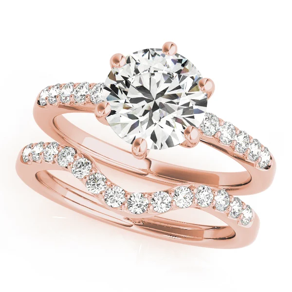 Single Row Prong Engagement Ring - Image 9