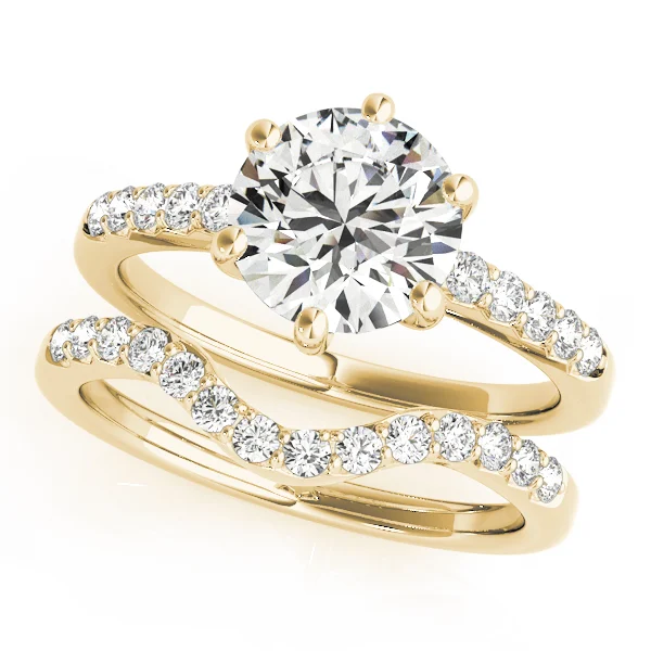 Single Row Prong Engagement Ring - Image 6