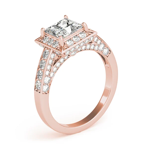 ENGAGEMENT RINGS HALO SQUARE & CUS - Image 12