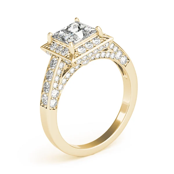 ENGAGEMENT RINGS HALO SQUARE & CUS - Image 8