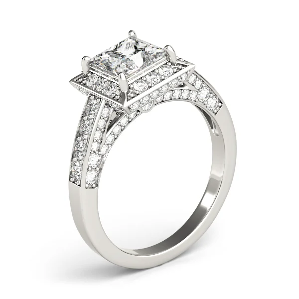 ENGAGEMENT RINGS HALO SQUARE & CUS - Image 4