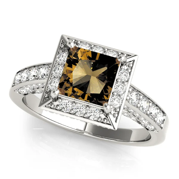 ENGAGEMENT RINGS HALO SQUARE & CUS - Image 13