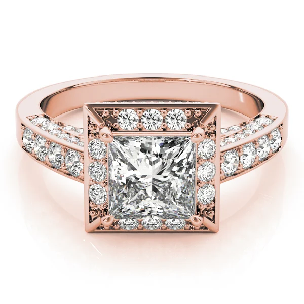 ENGAGEMENT RINGS HALO SQUARE & CUS - Image 11
