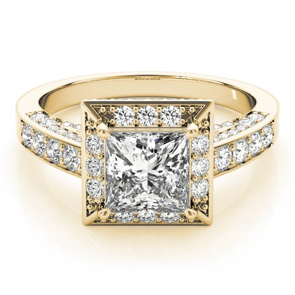 ENGAGEMENT RINGS HALO SQUARE & CUS - Image 7