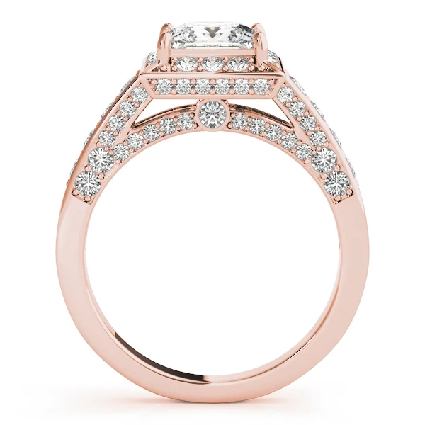 ENGAGEMENT RINGS HALO SQUARE & CUS - Image 10