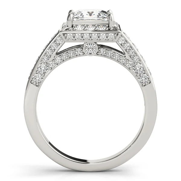 ENGAGEMENT RINGS HALO SQUARE & CUS - Image 2
