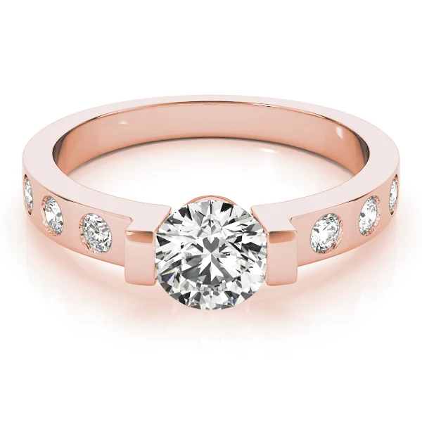 ENGAGEMENT RINGS SINGLE ROW PRONG - Image 11