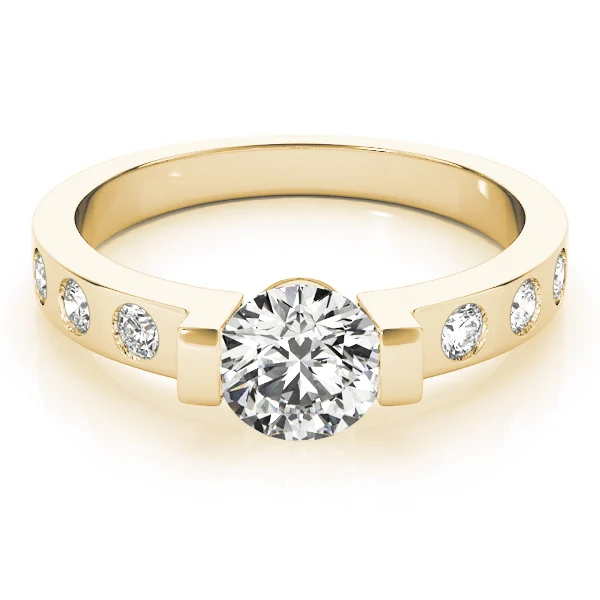 ENGAGEMENT RINGS SINGLE ROW PRONG - Image 7
