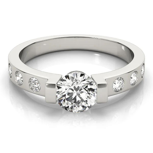 ENGAGEMENT RINGS SINGLE ROW PRONG - Image 3