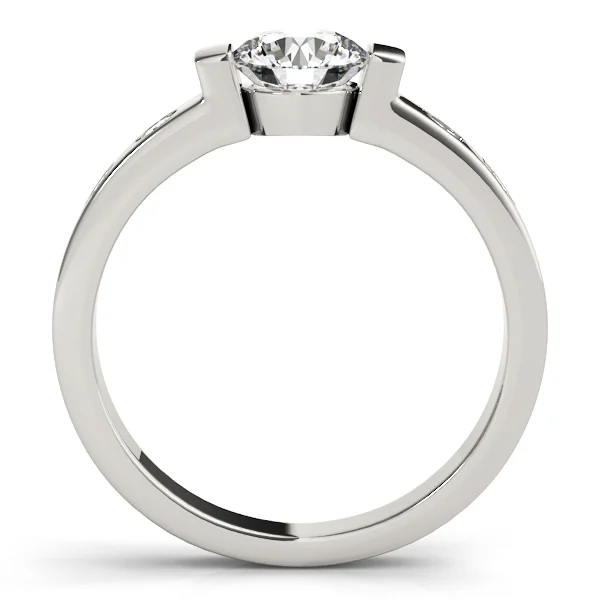 ENGAGEMENT RINGS SINGLE ROW PRONG - Image 2