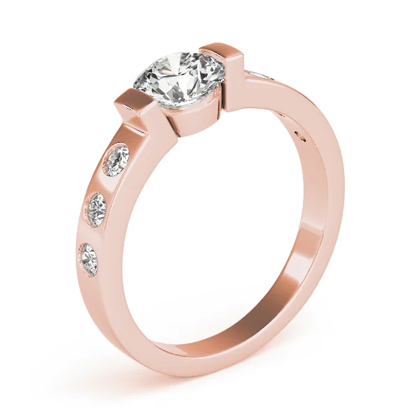ENGAGEMENT RINGS SINGLE ROW PRONG - Image 12