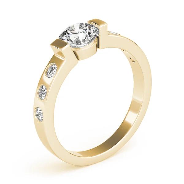 ENGAGEMENT RINGS SINGLE ROW PRONG - Image 8