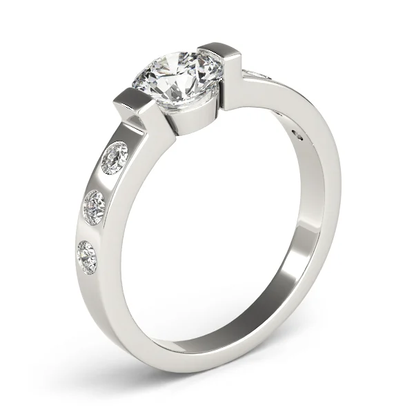 ENGAGEMENT RINGS SINGLE ROW PRONG - Image 4