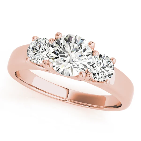3-Stone Trellis Engagement Rings - Image 9
