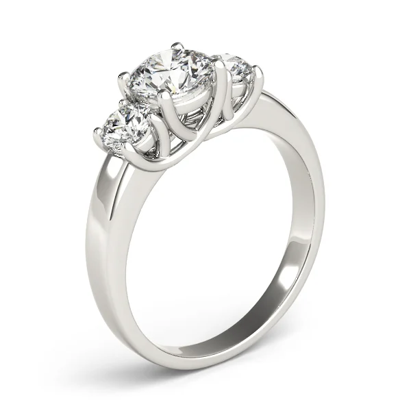 3-Stone Trellis Engagement Rings - Image 4