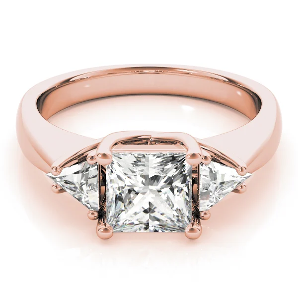 3-Stone Princess-Cut Trellis Engagement Rings - Image 11