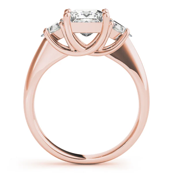 3-Stone Princess-Cut Trellis Engagement Rings - Image 10