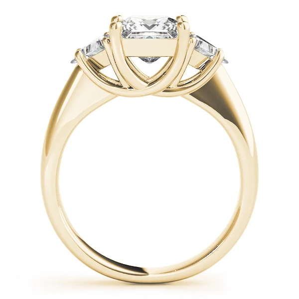 3-Stone Princess-Cut Trellis Engagement Rings - Image 6