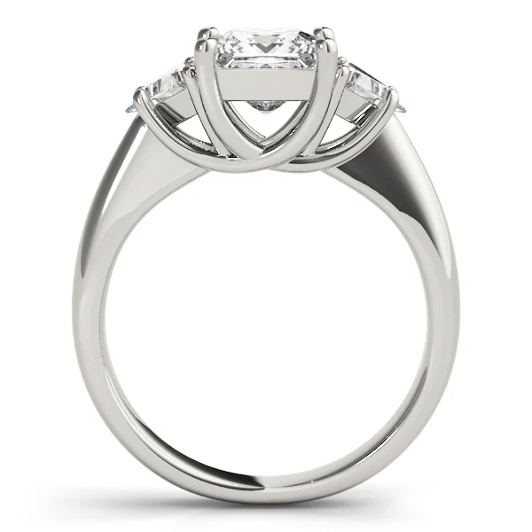 3-Stone Princess-Cut Trellis Engagement Rings - Image 2