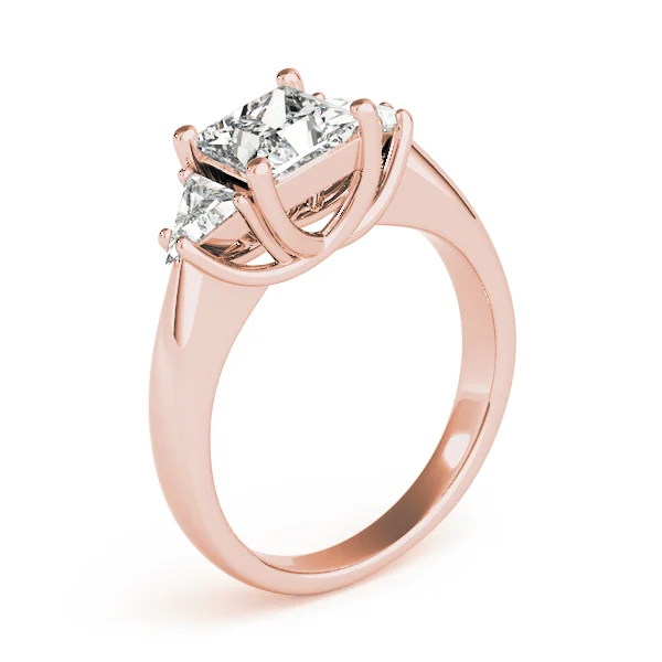 3-Stone Princess-Cut Trellis Engagement Rings - Image 12