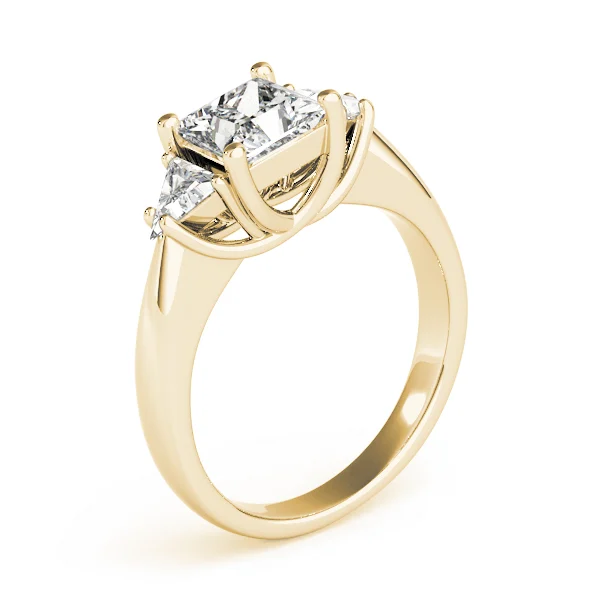 3-Stone Princess-Cut Trellis Engagement Rings - Image 8
