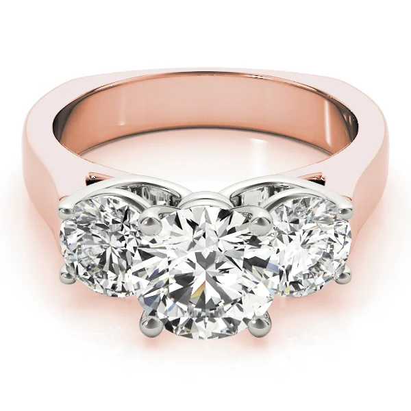 3-Stone Round Engagement Ring - Image 11