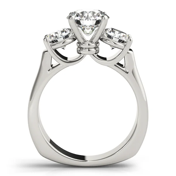3-Stone Round Engagement Ring - Image 2