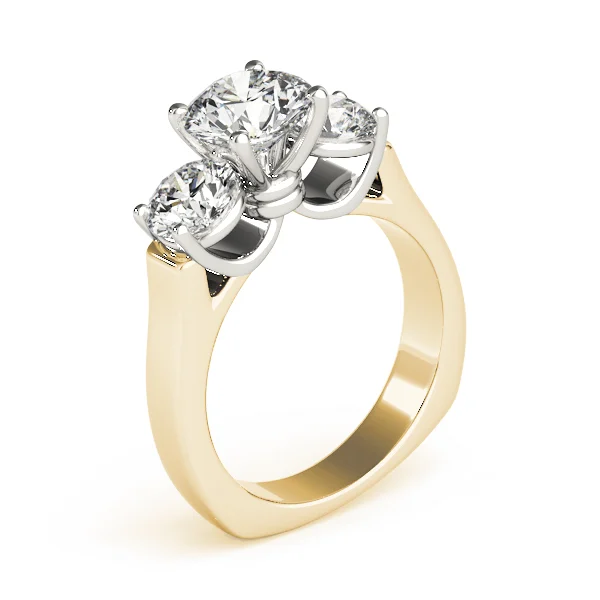 3-Stone Round Engagement Ring - Image 8