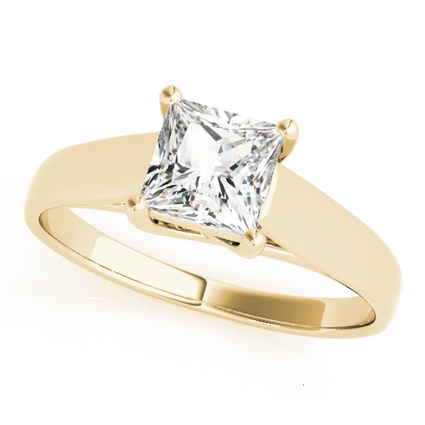 Trellis Princess Cut Solitaire Engagement Ring - Image 5