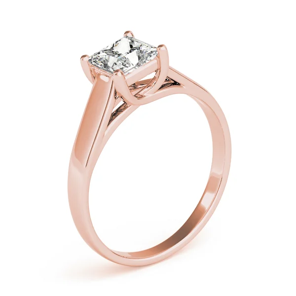 Trellis Princess Cut Solitaire Engagement Ring - Image 12