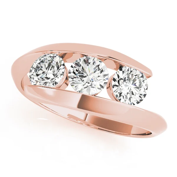3-Stone Bypass Engagement Rings - Image 9