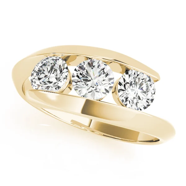3-Stone Bypass Engagement Rings - Image 5