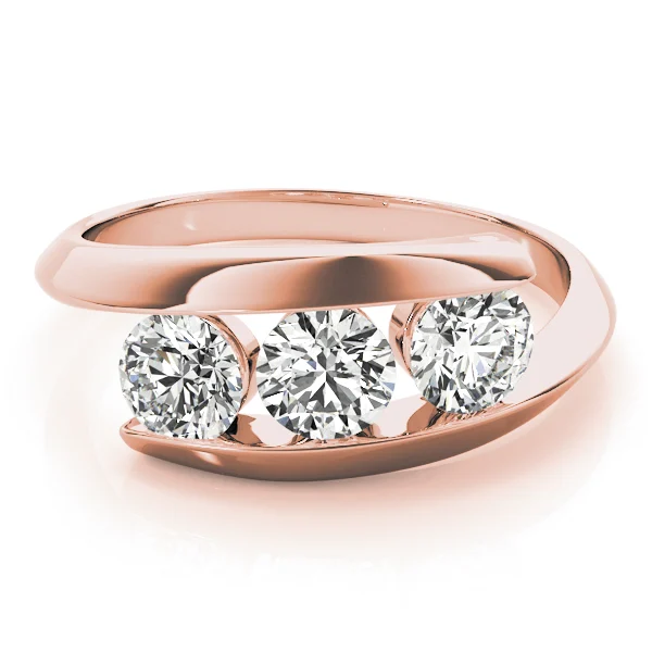 3-Stone Bypass Engagement Rings - Image 11