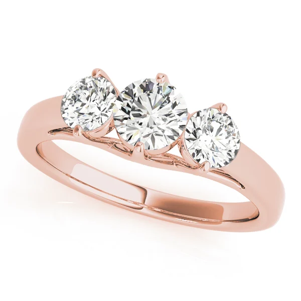 3-Stone Trellis Engagement Rings - Image 9