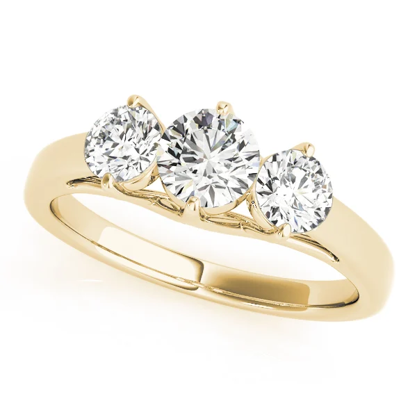 3-Stone Trellis Engagement Rings - Image 5