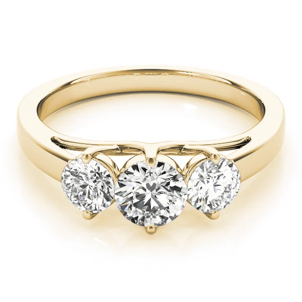 3-Stone Trellis Engagement Rings - Image 7