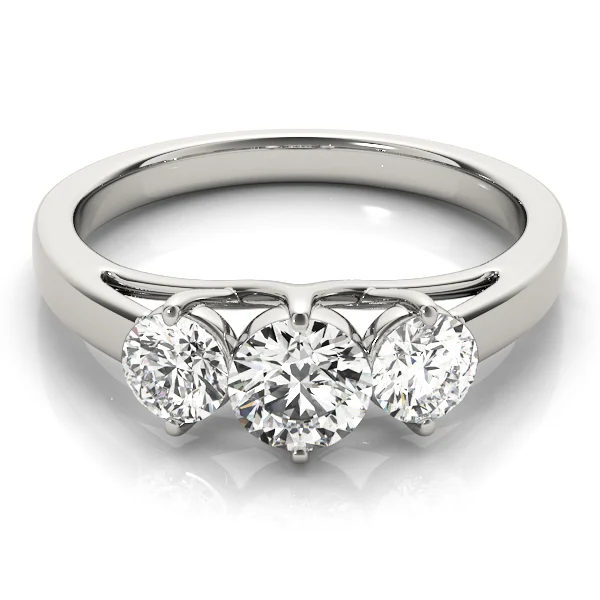 3-Stone Trellis Engagement Rings - Image 3